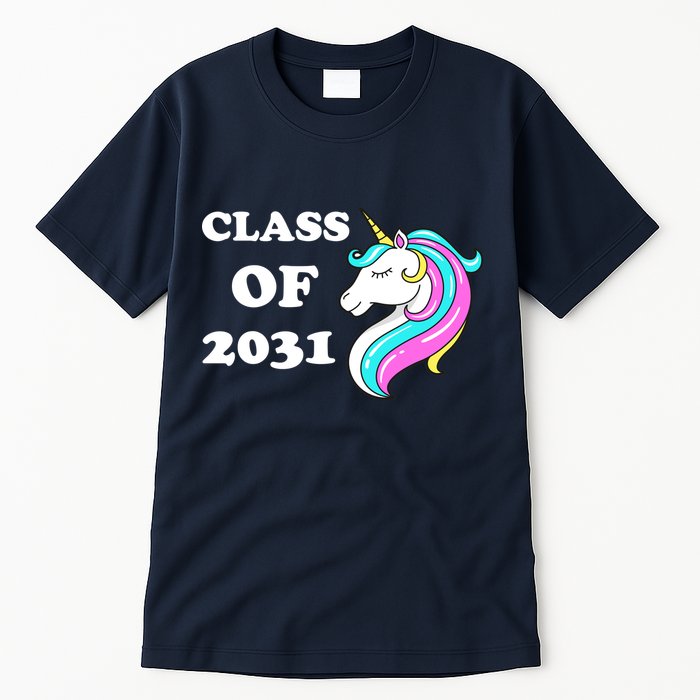 Class Of 2031 Unicorn Tall T-Shirt