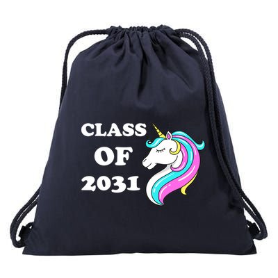 Class Of 2031 Unicorn Drawstring Bag