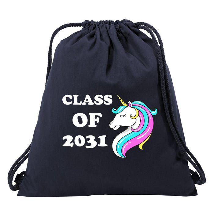 Class Of 2031 Unicorn Drawstring Bag