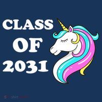 Class Of 2031 Unicorn Poster