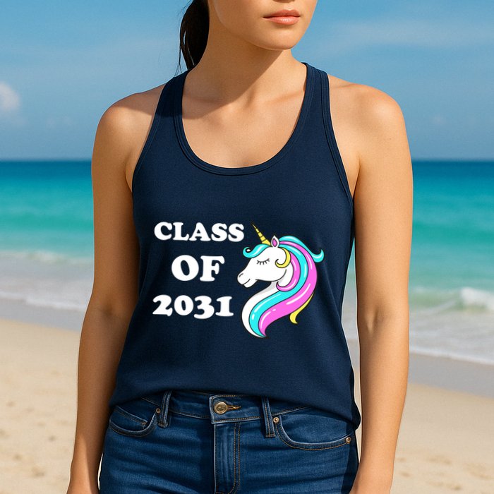 Class Of 2031 Unicorn Womens Tank Top