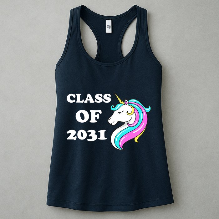 Class Of 2031 Unicorn Womens Tank Top