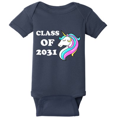 Class Of 2031 Unicorn Baby Bodysuit