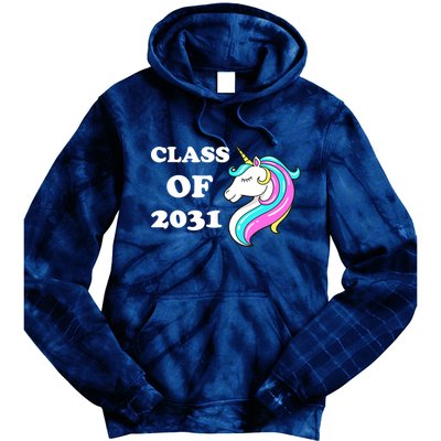 Class Of 2031 Unicorn Tie Dye Hoodie