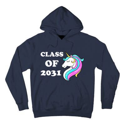 Class Of 2031 Unicorn Tall Hoodie