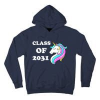 Class Of 2031 Unicorn Tall Hoodie