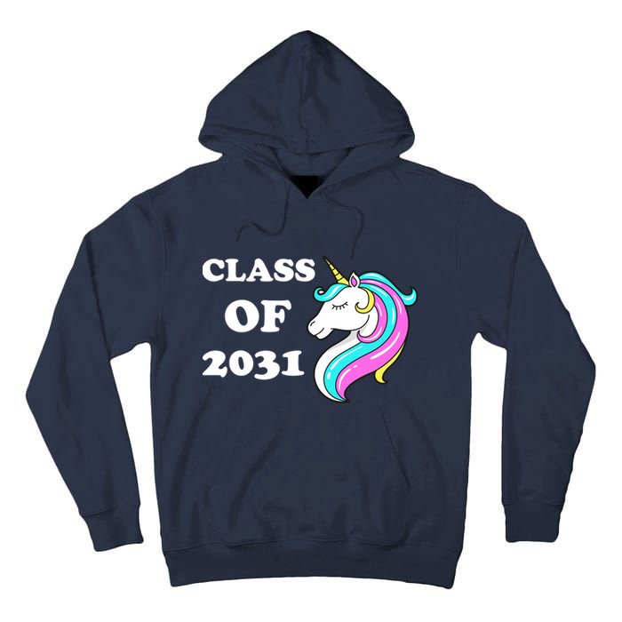 Class Of 2031 Unicorn Tall Hoodie