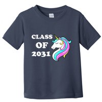 Class Of 2031 Unicorn Toddler T-Shirt