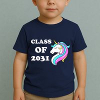 Class Of 2031 Unicorn Toddler T-Shirt
