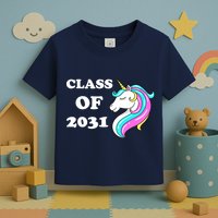 Class Of 2031 Unicorn Toddler T-Shirt