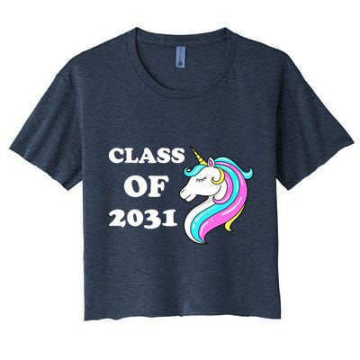 Class Of 2031 Unicorn Crop Top