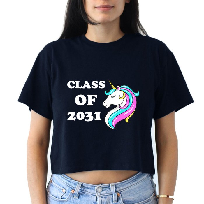 Class Of 2031 Unicorn Crop Top