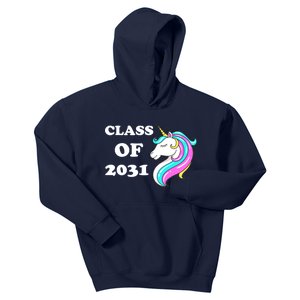 Class Of 2031 Unicorn Kids Hoodie