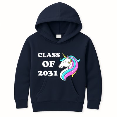 Class Of 2031 Unicorn Kids Hoodie
