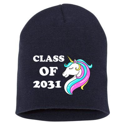 Class Of 2031 Unicorn Short Acrylic Beanie
