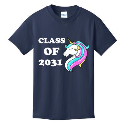 Class Of 2031 Unicorn Kids T-Shirt
