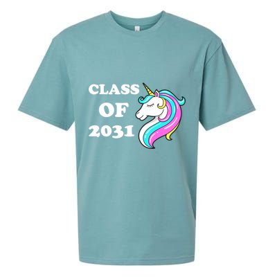 Class Of 2031 Unicorn Sueded Cloud Jersey T-Shirt