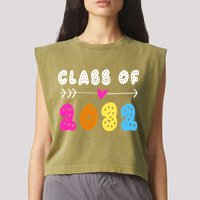 Class Of 2032 Garment-Dyed Women's Muscle Tee