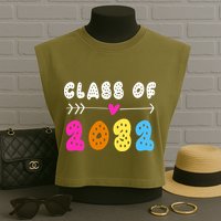Class Of 2032 Garment-Dyed Women's Muscle Tee