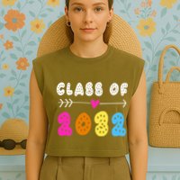 Class Of 2032 Garment-Dyed Women's Muscle Tee