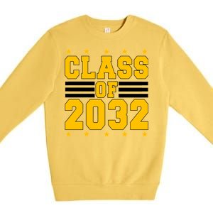 Class Of 2032 First Day Of Kindergarten Premium Crewneck Sweatshirt