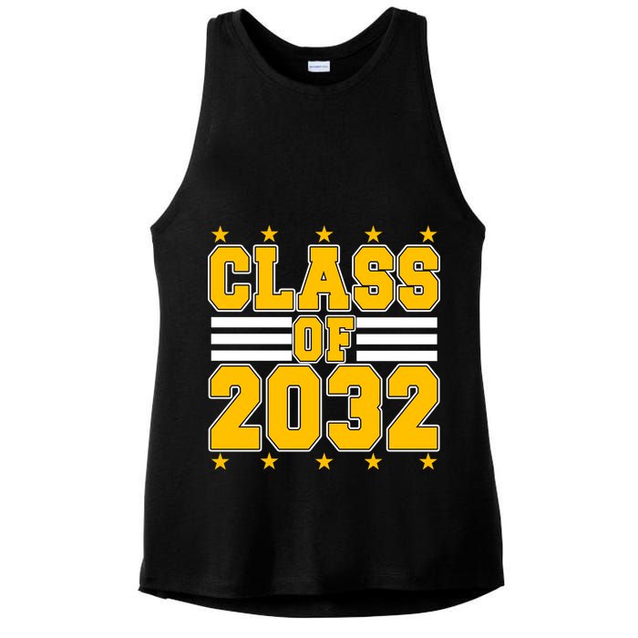 Class Of 2032 First Day Of Kindergarten Ladies PosiCharge Tri-Blend Wicking Tank