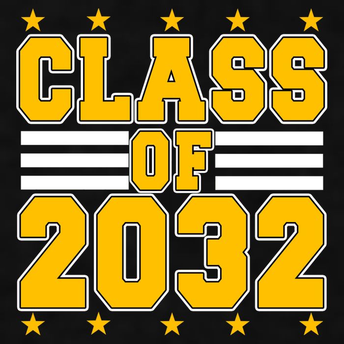 Class Of 2032 First Day Of Kindergarten Ladies PosiCharge Tri-Blend Wicking Tank
