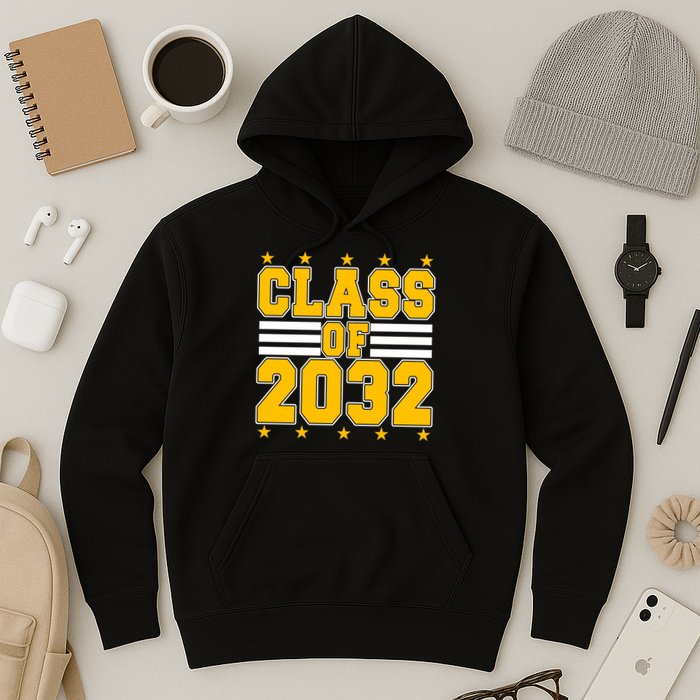 Class Of 2032 First Day Of Kindergarten Hoodie