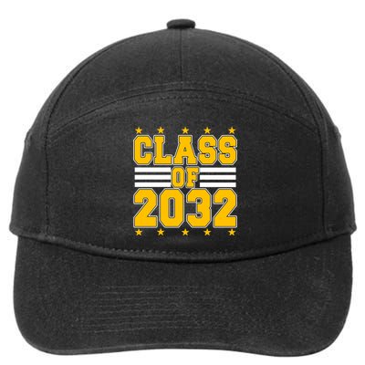 Class Of 2032 First Day Of Kindergarten 7-Panel Snapback Hat