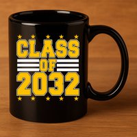 Class Of 2032 First Day Of Kindergarten 11oz C Handle Ceramic Mug