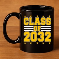 Class Of 2032 First Day Of Kindergarten 11oz C Handle Ceramic Mug
