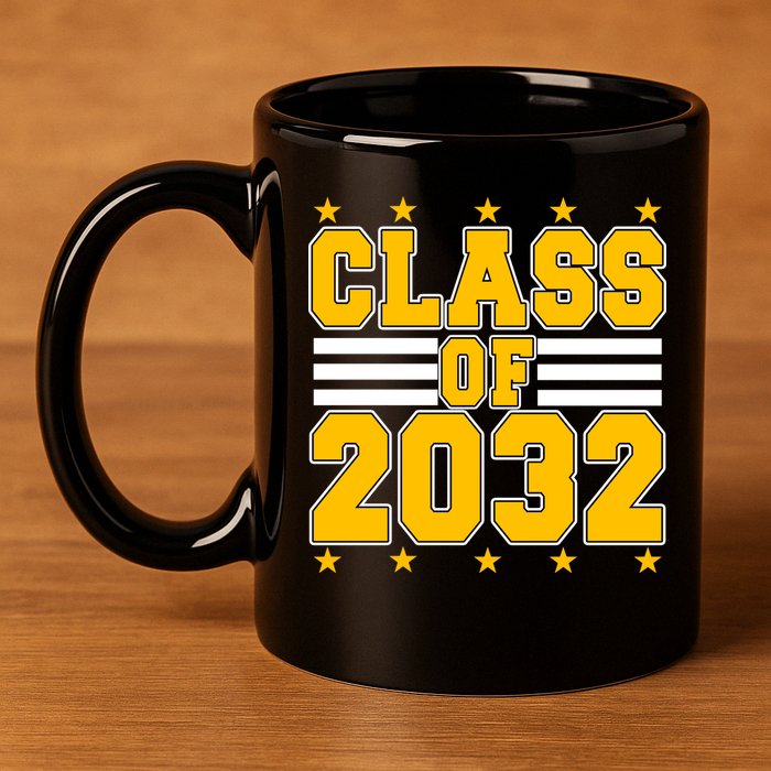 Class Of 2032 First Day Of Kindergarten 11oz C Handle Ceramic Mug