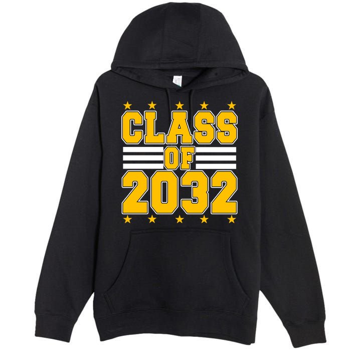 Class Of 2032 First Day Of Kindergarten Premium Pullover Hoodie