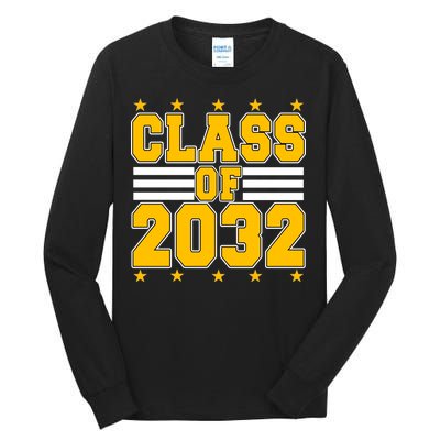 Class Of 2032 First Day Of Kindergarten Tall Long Sleeve T-Shirt