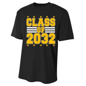 Class Of 2032 First Day Of Kindergarten Performance Sprint T-Shirt