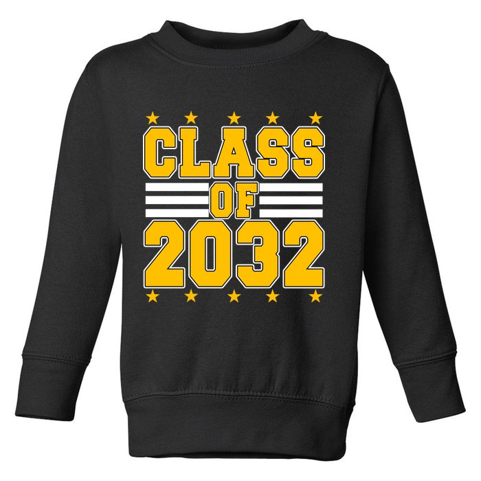 Class Of 2032 First Day Of Kindergarten Toddler Sweatshirt