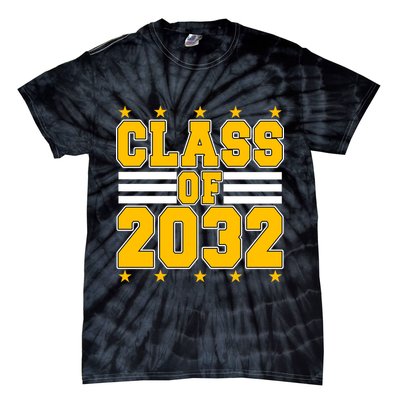 Class Of 2032 First Day Of Kindergarten Tie-Dye T-Shirt