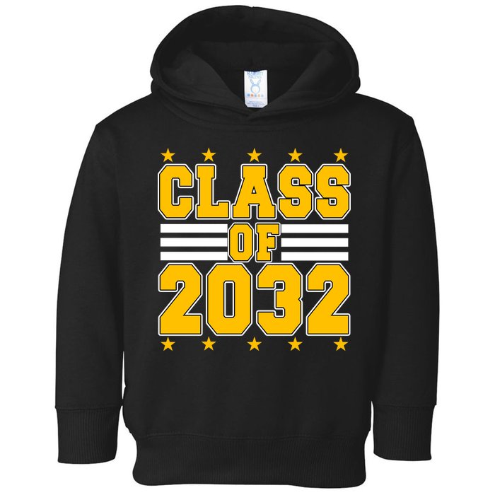 Class Of 2032 First Day Of Kindergarten Toddler Hoodie