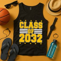 Class Of 2032 First Day Of Kindergarten Tank Top
