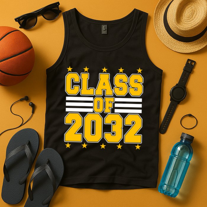 Class Of 2032 First Day Of Kindergarten Tank Top