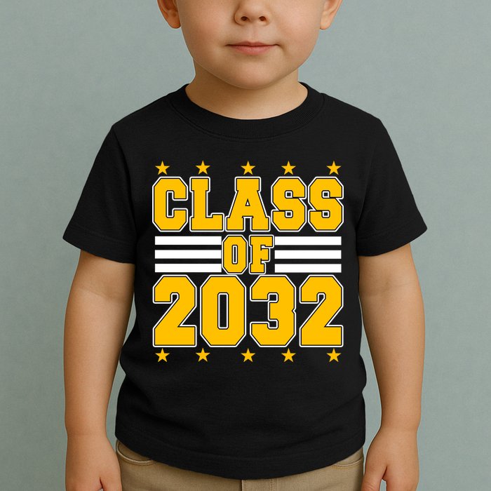 Class Of 2032 First Day Of Kindergarten Toddler T-Shirt