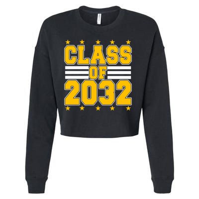 Class Of 2032 First Day Of Kindergarten Cropped Pullover Crew