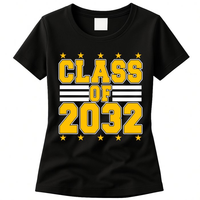 Class Of 2032 First Day Of Kindergarten Womens T-Shirt