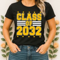 Class Of 2032 First Day Of Kindergarten Womens T-Shirt