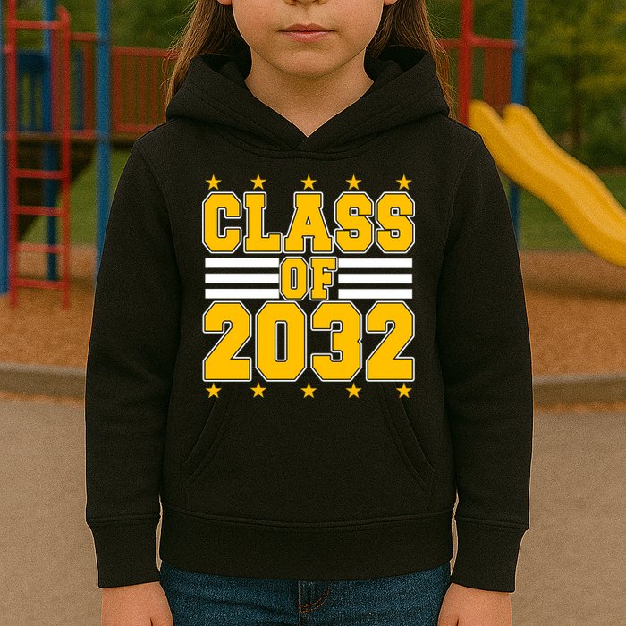 Class Of 2032 First Day Of Kindergarten Kids Hoodie