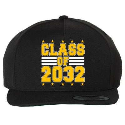 Class Of 2032 First Day Of Kindergarten Wool Snapback Cap