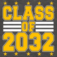 Class Of 2032 First Day Of Kindergarten Vector Backpack
