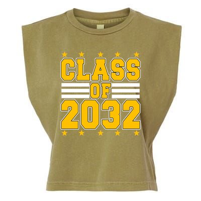 Class Of 2032 First Day Of Kindergarten Garment-Dyed Women's Muscle Tee