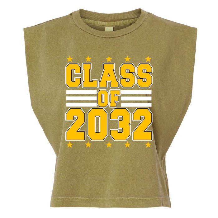 Class Of 2032 First Day Of Kindergarten Garment-Dyed Women's Muscle Tee