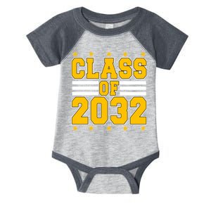 Class Of 2032 First Day Of Kindergarten Infant Baby Jersey Bodysuit